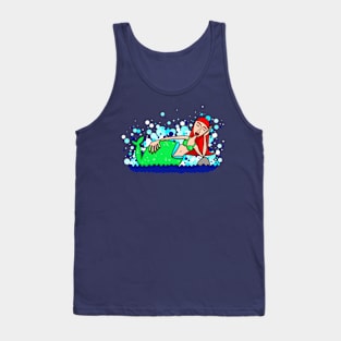 sleeping mermaid Tank Top